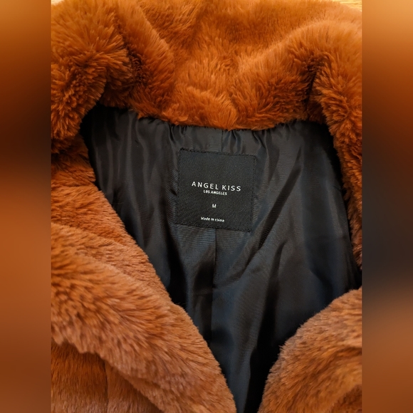 Tri-Color fuzzy blazer - Picture 3 of 6